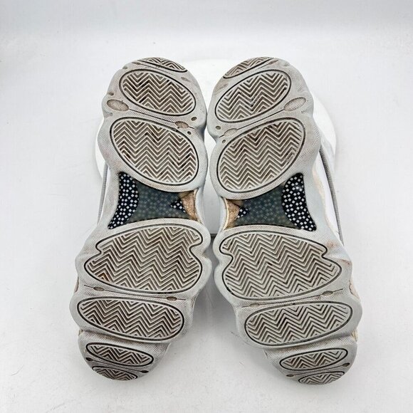 Nike Air Jordan Pro Strong Pure Money Men Size 10.5 DC8418-103 White Silver Shoe - Picture 10 of 13